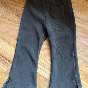 Zara Dark Brown Ribbed Pants